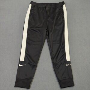 Nike Pants Men's L Black / White Joggers Drawstring Athletic Athleisure